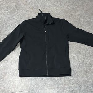 Lululemon zip up jacket, black, size large.